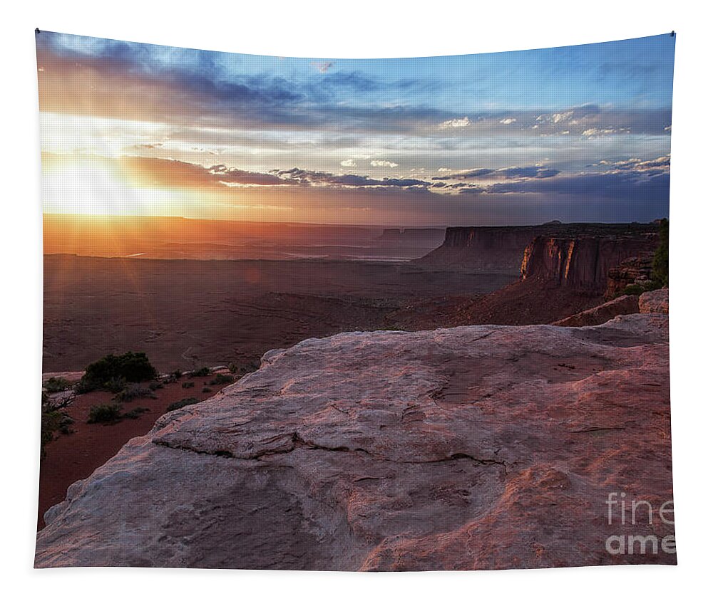 Red Soil Tapestry featuring the photograph Red Dawn by Jim Garrison