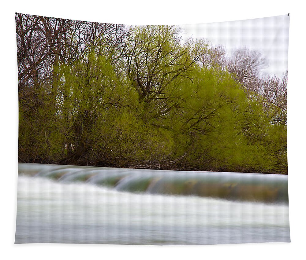 River Tapestry featuring the photograph River Falls #1 by Dart Humeston