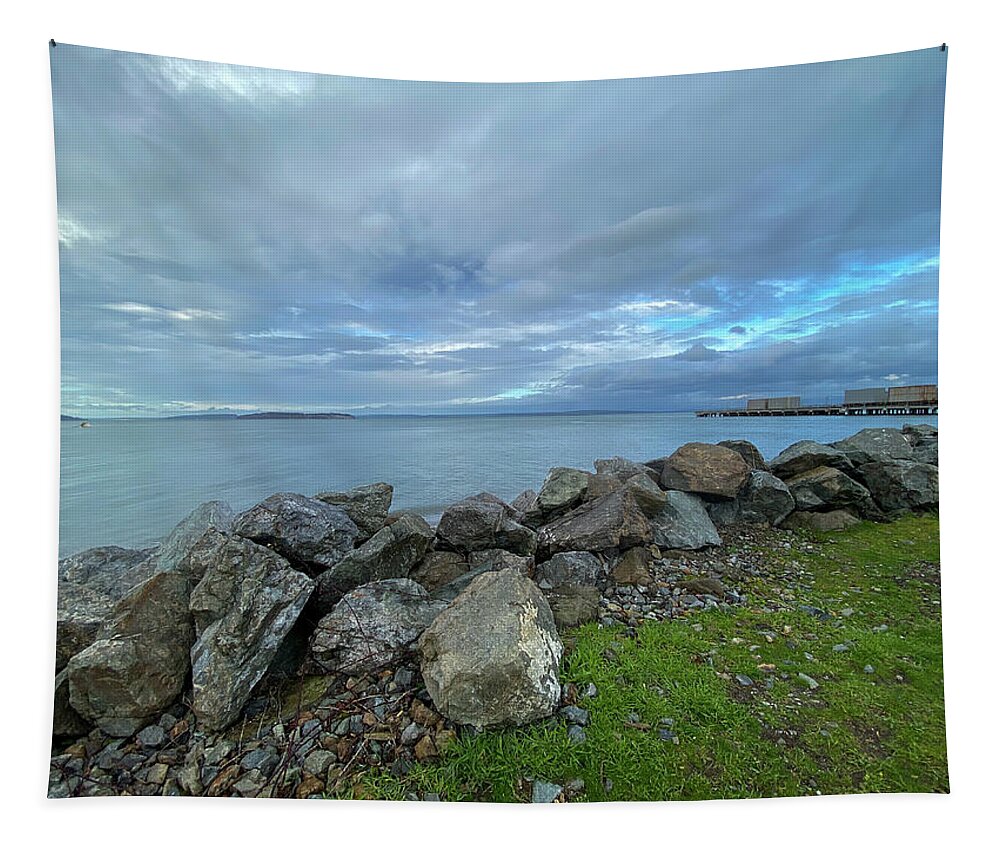 Seascape Tapestry featuring the photograph Seascape by Anamar Pictures
