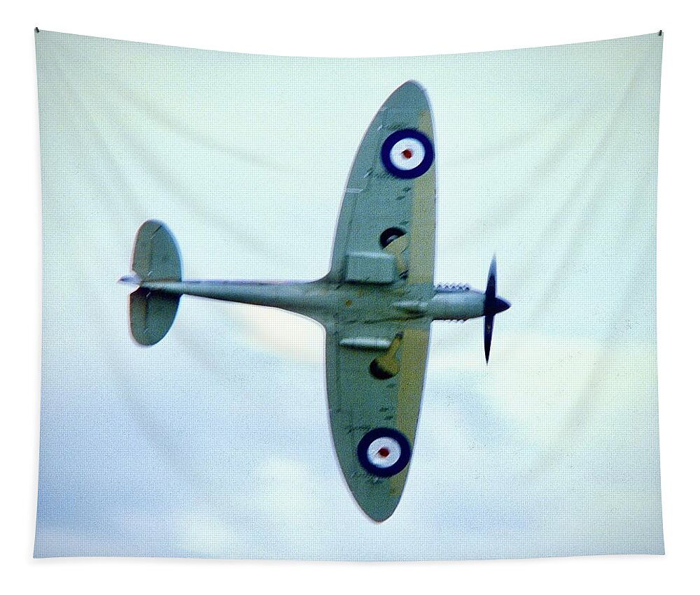 Spitfire Tapestry featuring the photograph Spitfire EB-Z by Gordon James