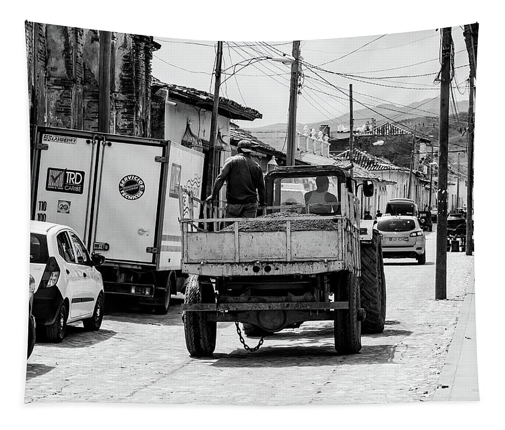 Cuba Tapestry featuring the photograph Street Photo, Trinidad, Cuba #1 by Lie Yim