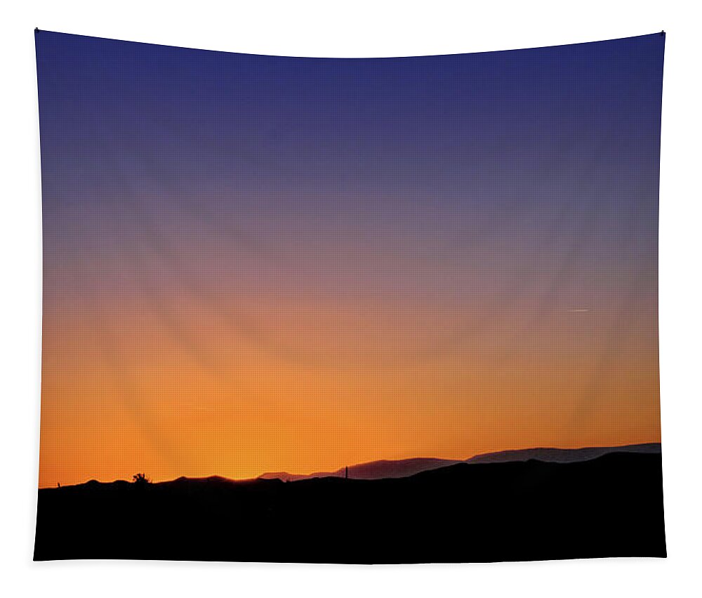 Sunset Tapestry featuring the photograph Sunset over the Valley of the Fires #1 by George Taylor