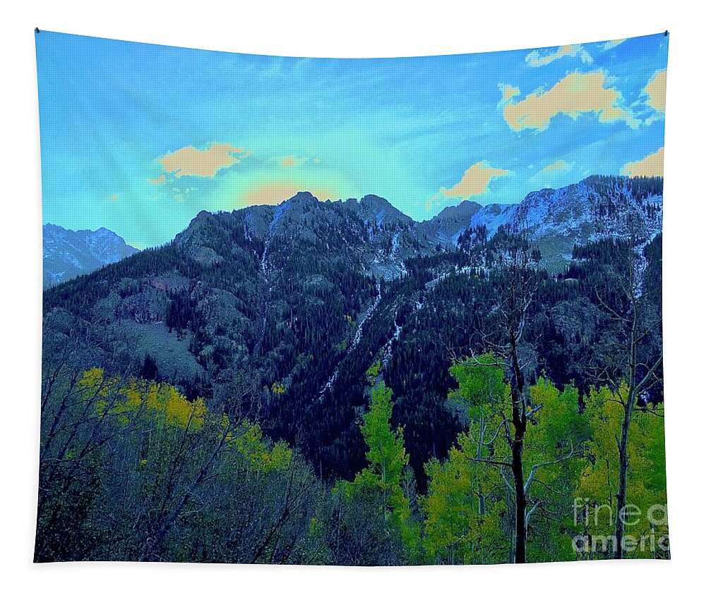  Tapestry featuring the photograph Vail #1 by Dennis Richardson