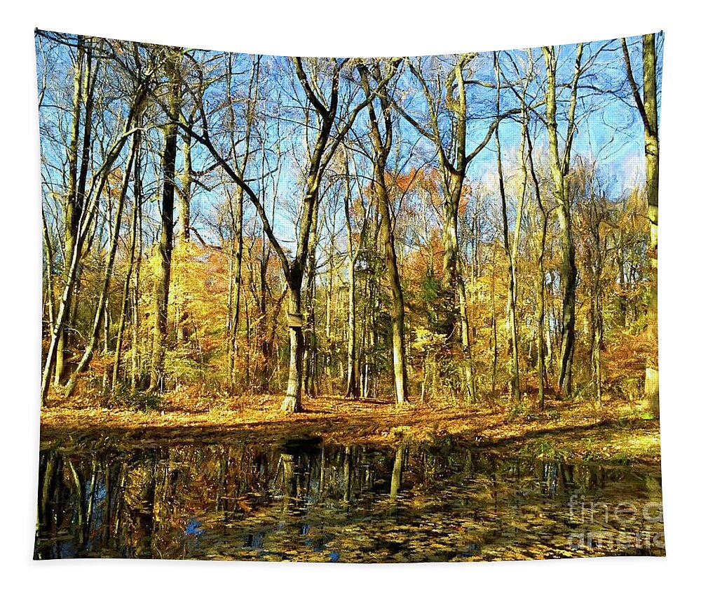 Woods Tapestry featuring the photograph You Got To Feel It #1 by Xine Segalas