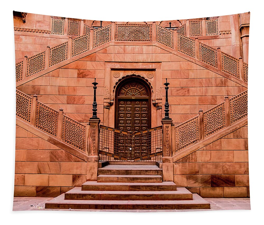 Architecture Tapestry featuring the photograph Junagarh fort, Bikaner. India #10 by Lie Yim