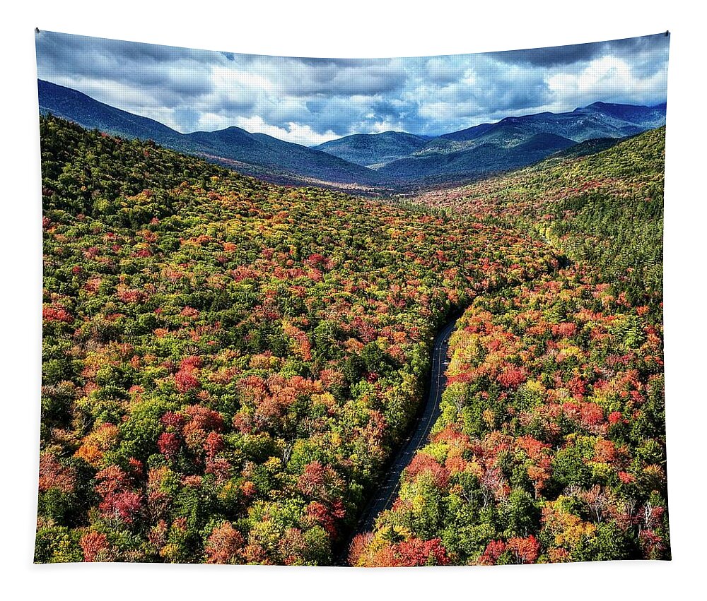  Tapestry featuring the photograph Kancamagus #10 by John Gisis