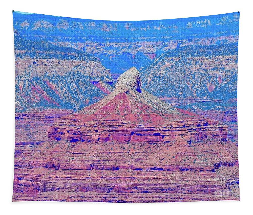 The Grand Canyon Tapestry featuring the digital art The Grand Canyon #10 by Tammy Keyes