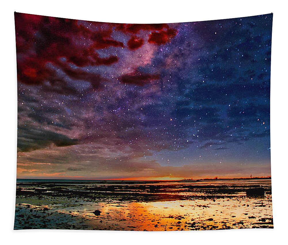 Star Tapestry featuring the photograph All the stars are closer by Montez Kerr