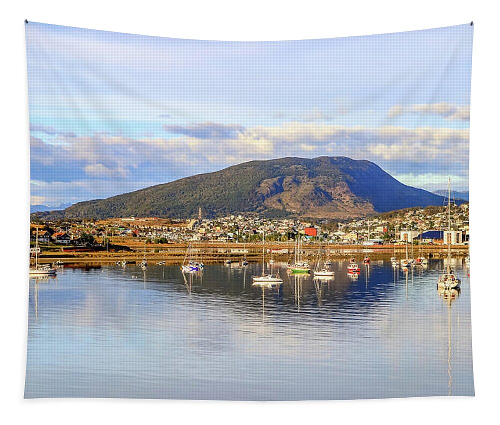 Ushuaia Tapestry featuring the photograph Ushuaia, Argentina #14 by Paul James Bannerman