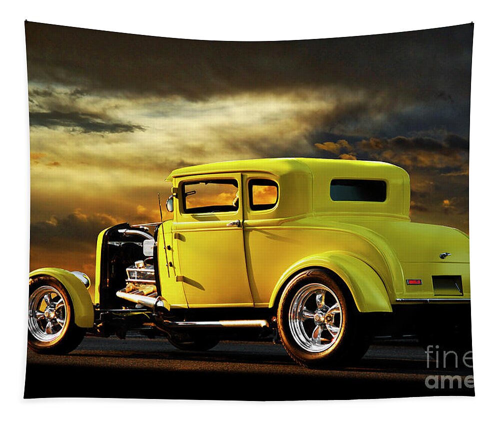 1931 Ford Coupe Tapestry featuring the photograph 1931 Ford Model A Coupe by Dave Koontz