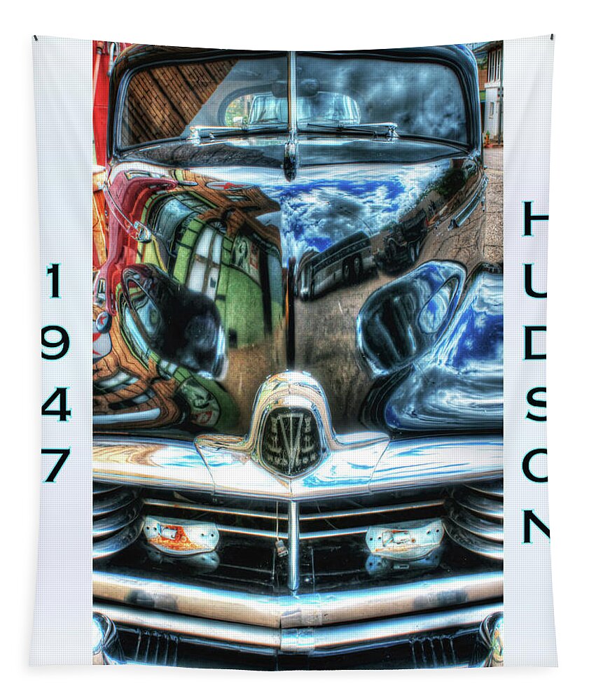 Fine Art Tapestry featuring the photograph 1947 Hudson by Robert Harris