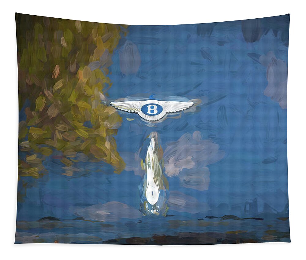  Tapestry featuring the photograph 1953 Bentley R-Type Continental Fastback Sports Saloon X117 by Rich Franco