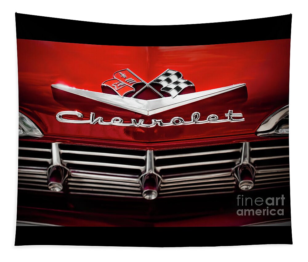 1959 El Camino Details Tapestry featuring the photograph 1959 El Camino Details by Imagery by Charly