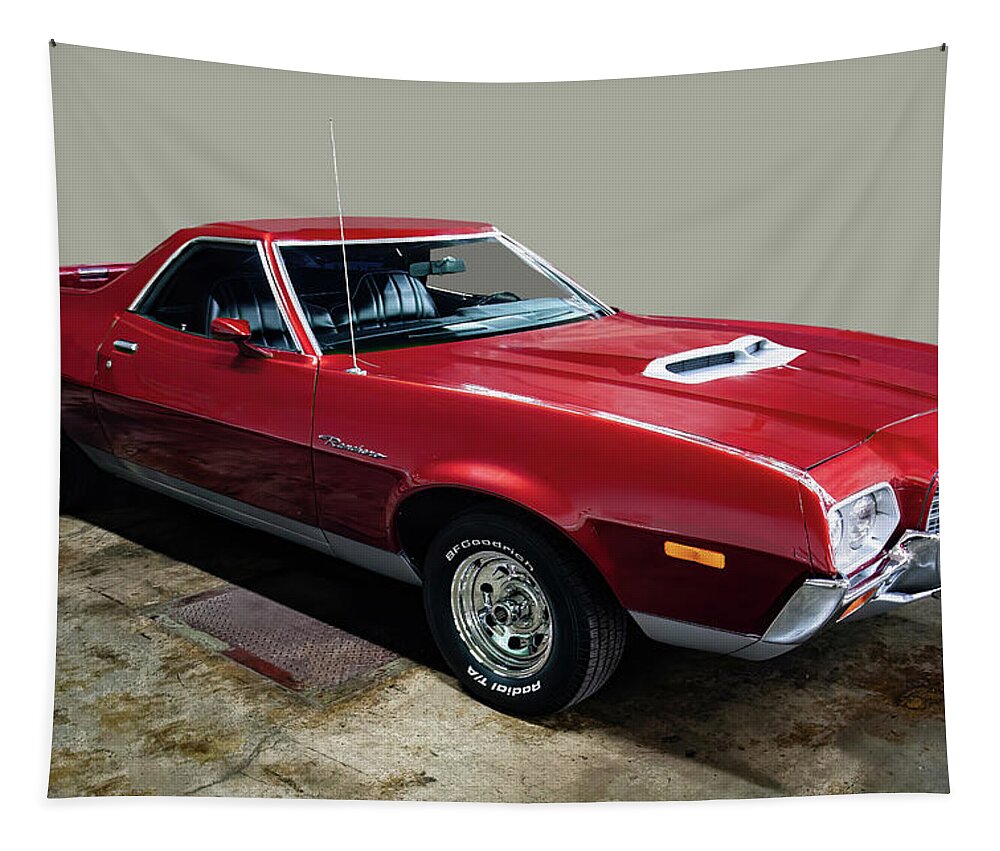 1972 Ford Ranchero Tapestry featuring the photograph 1972 Ford Ranchero by Flees Photos