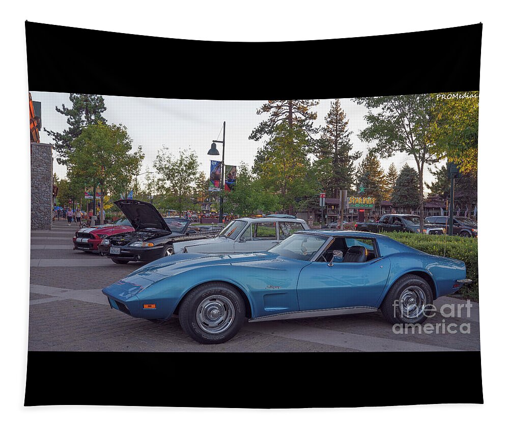 Chevrolet Tapestry featuring the photograph 1973 Chevrolet Corvette by PROMedias US