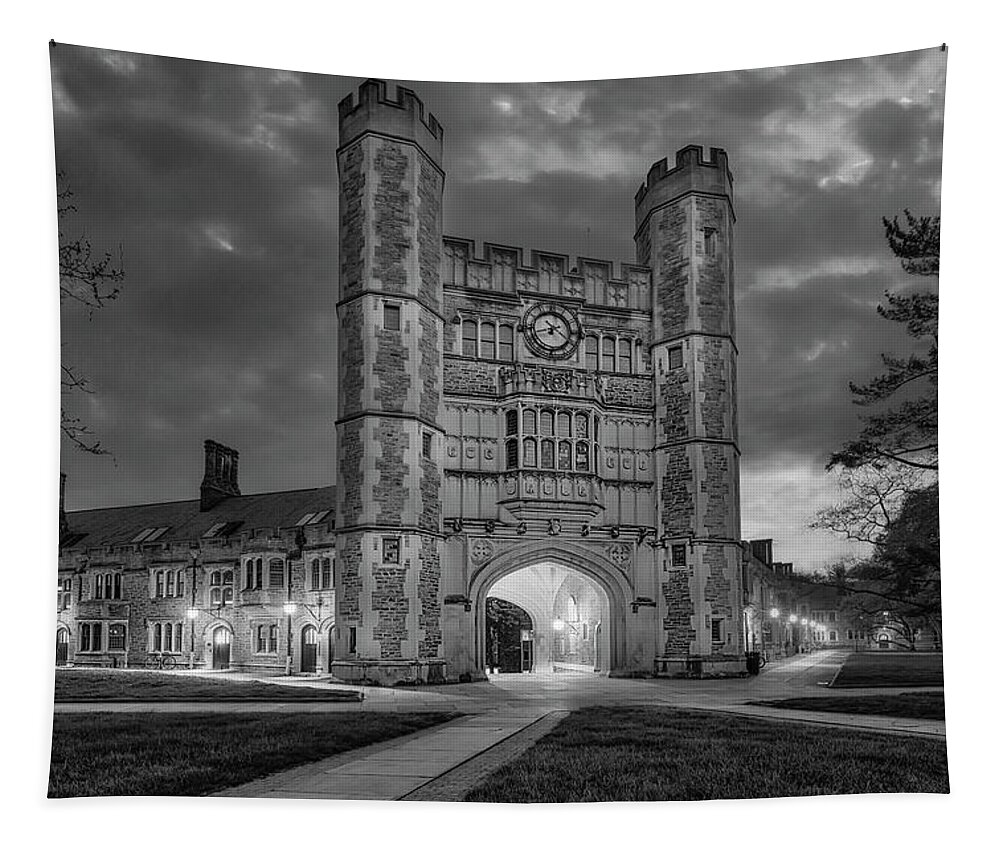Princeton University Tapestry featuring the photograph Blair Hall Princeton University NJ #2 by Susan Candelario