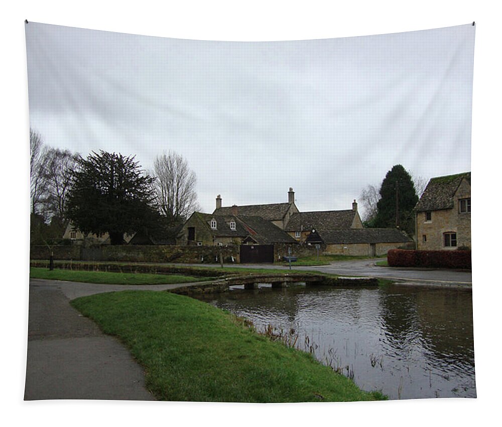 Bourton On The Water Tapestry featuring the photograph Bourton on the Water by Roxy Rich