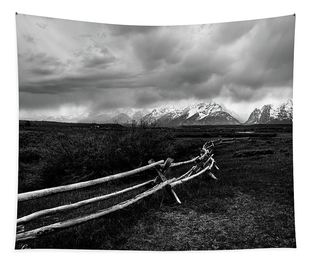 National Parks Tapestry featuring the photograph Grand Teton National Park #1 by David Lee
