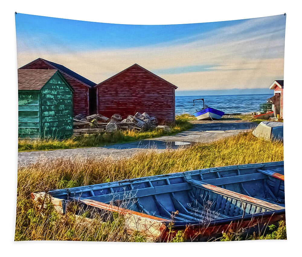 Gros Morne Tapestry featuring the photograph Gros Morne National Park, Canada by Tatiana Travelways