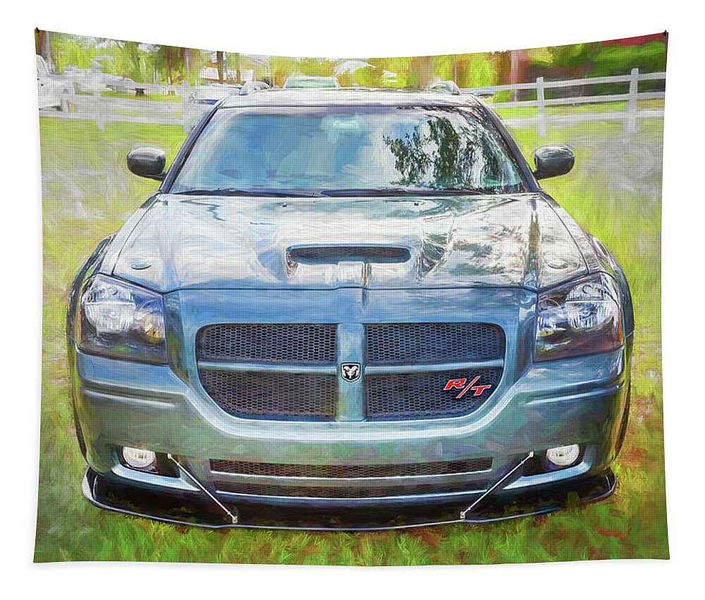 2006 Dodge Magnum Rt Tapestry featuring the photograph 2006 Dodge Magnum RT X106 by Rich Franco
