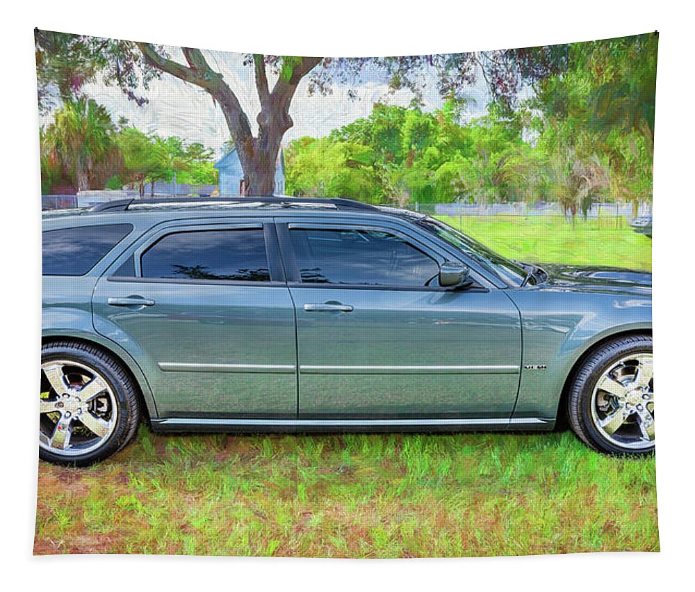 2006 Dodge Magnum Rt Tapestry featuring the photograph 2006 Dodge Magnum RT X110 by Rich Franco