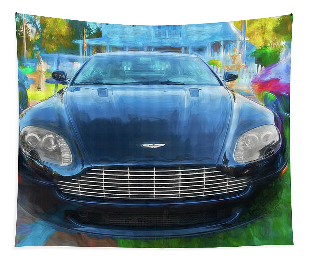 2007 Aston Martin V8 Vantage Roadster Tapestry featuring the photograph 2007 Aston Martin V8 Vantage Roadster 105 by Rich Franco