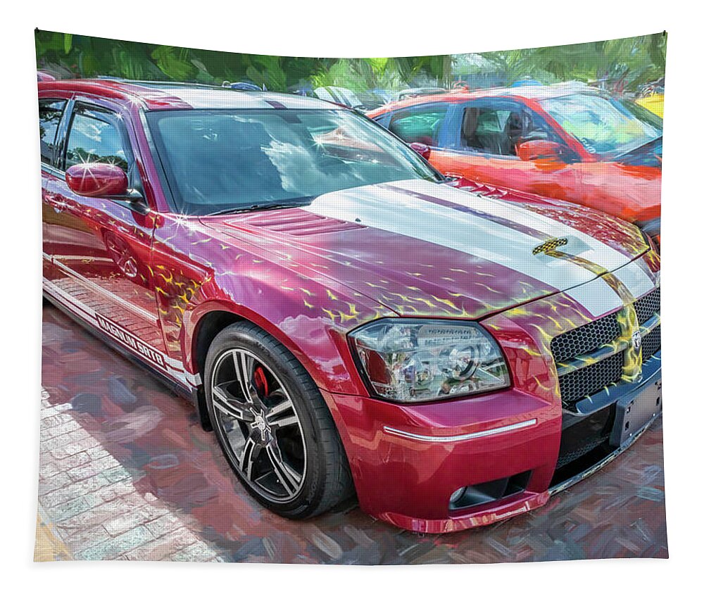 2007 Dodge Magnum Srt 8 Tapestry featuring the photograph 2007 Dodge Magnum SRT 8 X104 by Rich Franco