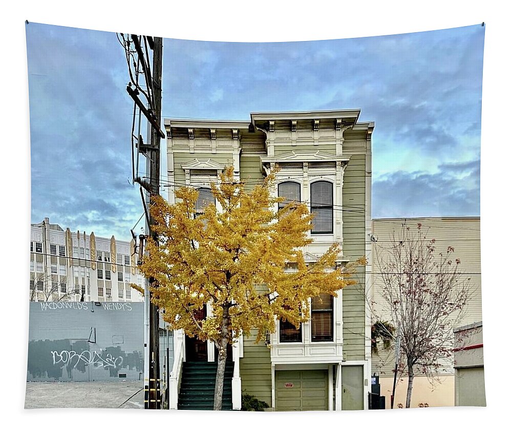  Tapestry featuring the photograph 214 Duboce by Julie Gebhardt