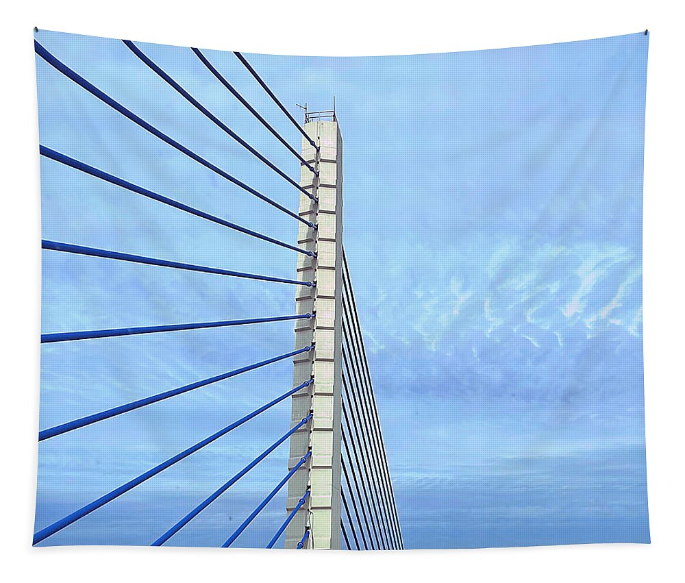Bridge Tapestry featuring the photograph 295 North by Lee Darnell