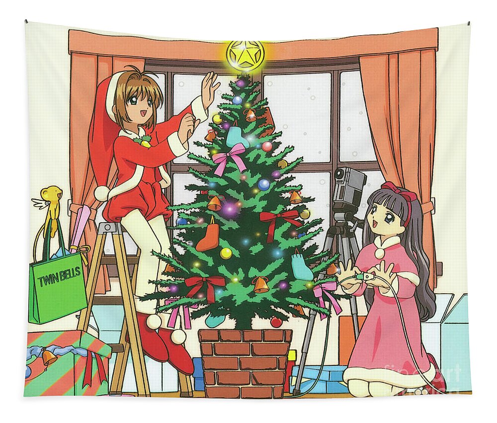 Anime Christmas Tapestry by Kapy Bardi - Fine Art America