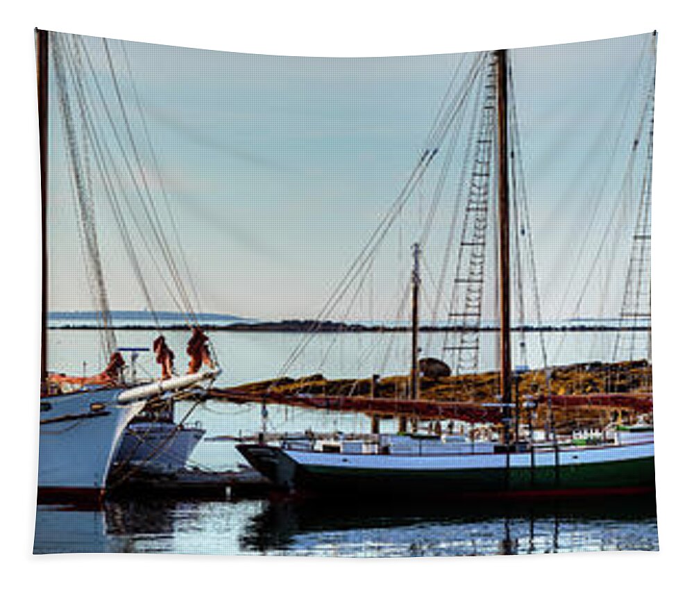 Bar Harbor Tapestry featuring the photograph Bar Harbor a5512 by Greg Hartford