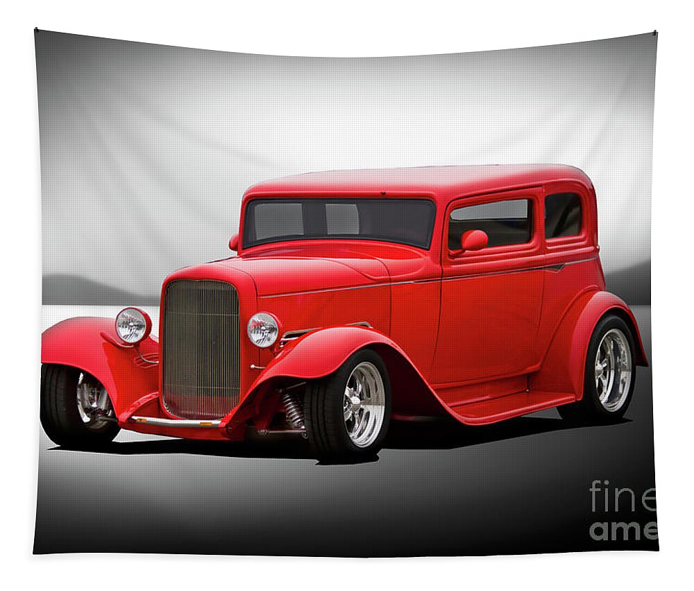 1932 Ford Victoria Tapestry featuring the photograph 1932 Ford Victoria #4 by Dave Koontz