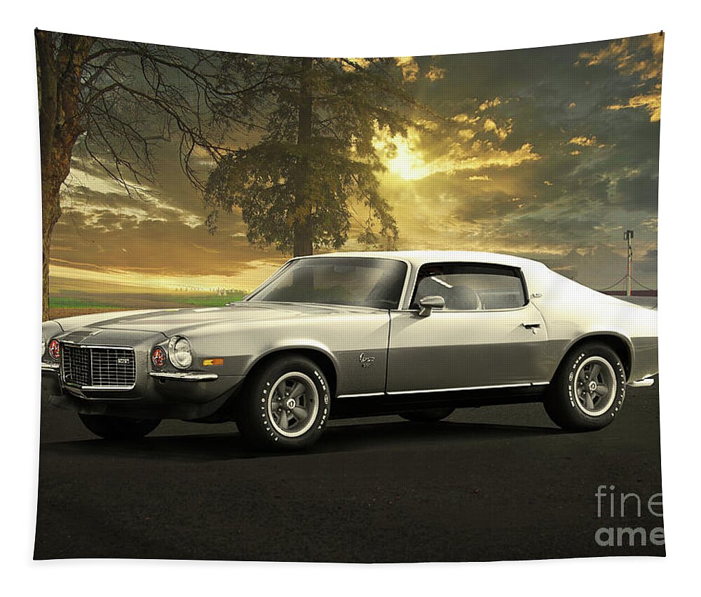 1970 Chevrolet Camaro Tapestry featuring the photograph 1970 Chevrolet Camaro #4 by Dave Koontz