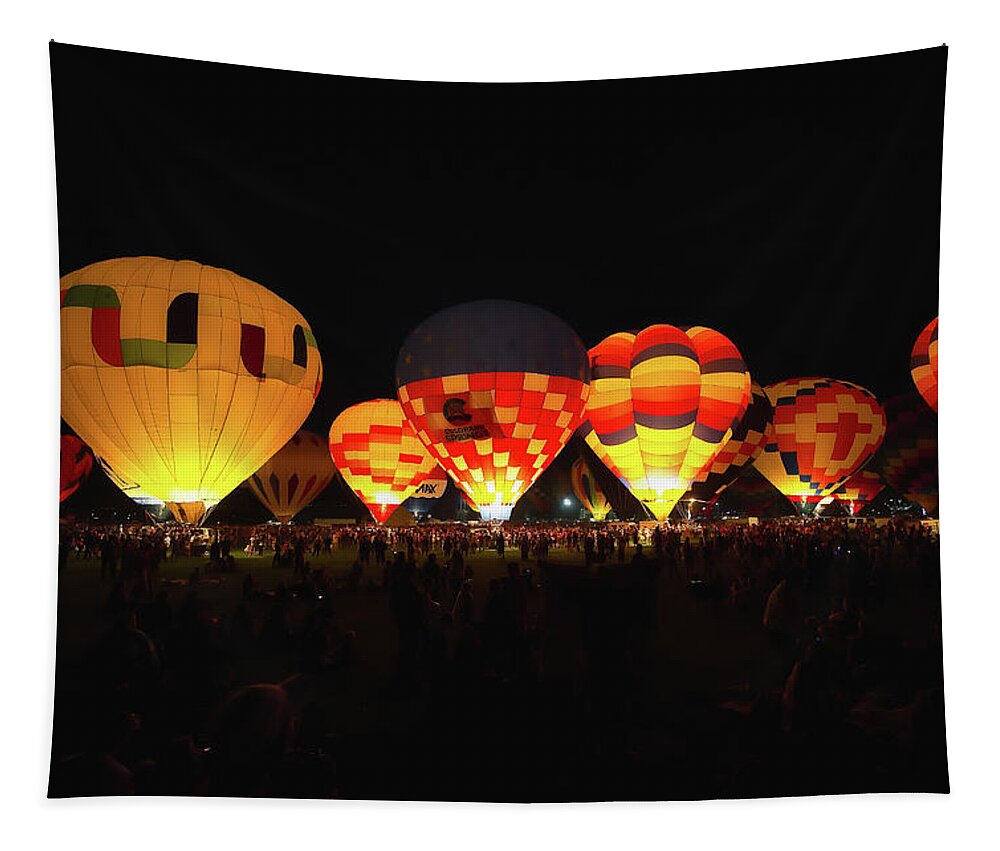 Co Tapestry featuring the photograph Balloon Fest #4 by Doug Wittrock