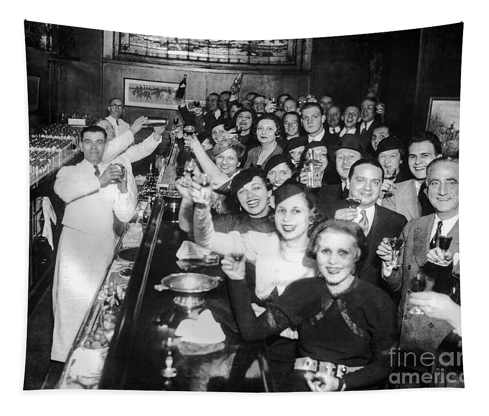 Prohibition Tapestry featuring the photograph Celebrate #4 by Jon Neidert