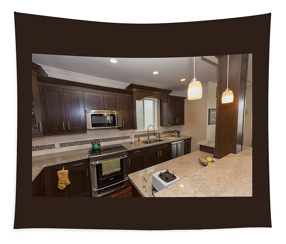 Kitchen Tapestry featuring the photograph Real Estate / Maple Ridge #6 by Jim Whitley