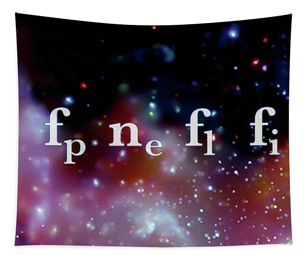 Physics Tapestry featuring the photograph The Drake Equation by Monica Schroeder