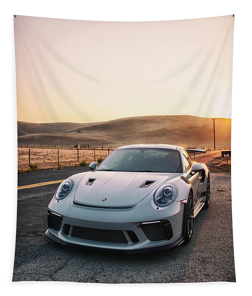 Cars Tapestry featuring the photograph #Porsche #911 #GT3RS #Print #61 by ItzKirb Photography