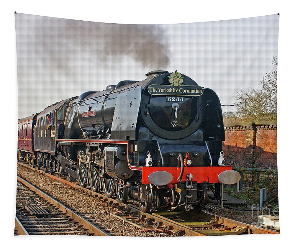Steam Tapestry featuring the photograph 6233 Duchess Of Sutherland by David Birchall