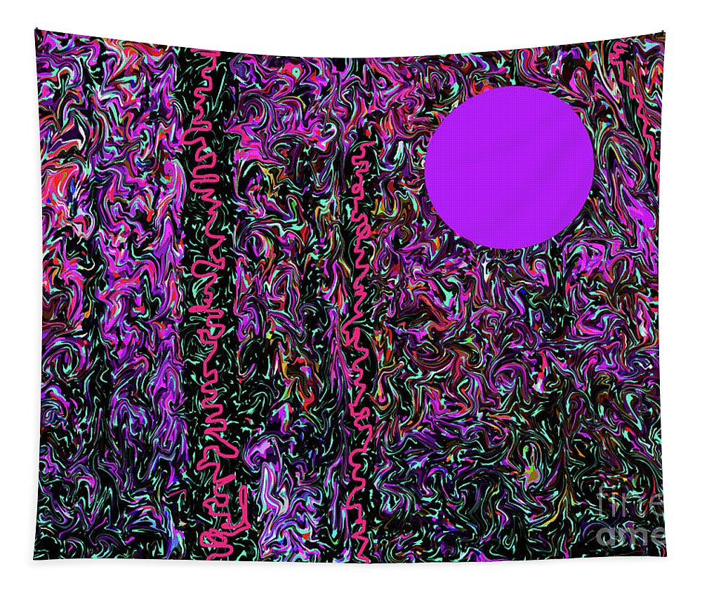 Walter Paul Bebirian: The Bebirian Art Collection Tapestry featuring the digital art 7-22-2011babcde by Walter Paul Bebirian