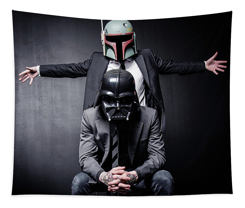 Star Wars Tapestry featuring the photograph Star Wars #7 by Marino Flovent