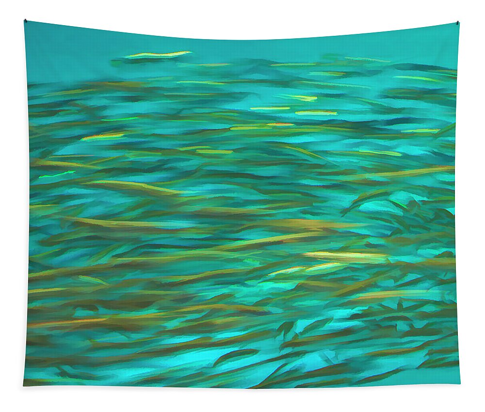 Fish Tapestry featuring the photograph A Flurry of Fish by Ginger Stein
