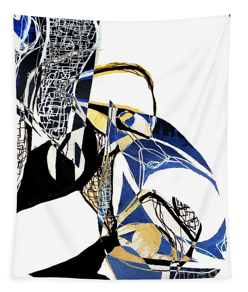 Lovers Tapestry featuring the digital art A Greeting of Two Lovers by Jeremiah Ray