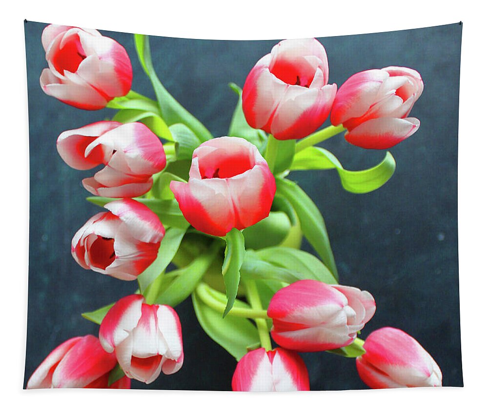 Tulips Tapestry featuring the photograph A Missing Tullip by Rita Brown