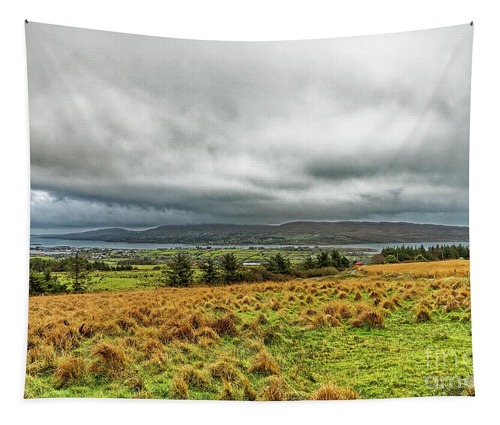 Landscape Tapestry featuring the photograph A View Of Bere Island by Catherine Sullivan