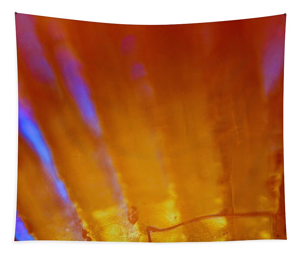 Abstract Tapestry featuring the photograph Abstract Sunset by Neil R Finlay