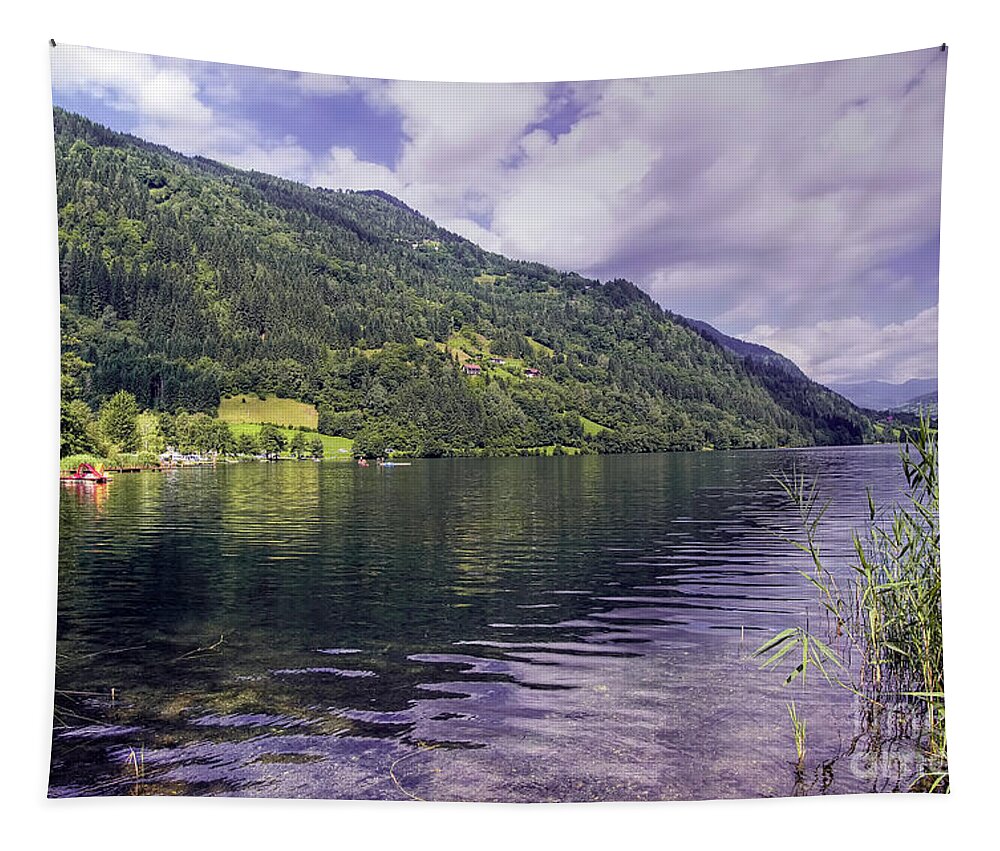 National Park Tapestry featuring the photograph Afritzer See - Carinthia - Austria by Paolo Signorini