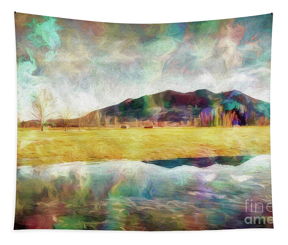 Nag005985 Tapestry featuring the digital art After the Snow by Edmund Nagele FRPS