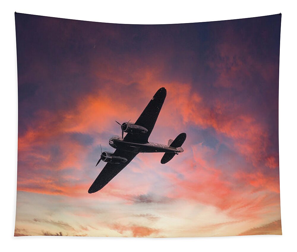 Eastbourne International Airshow Tapestry featuring the photograph Aircraft 2nd World War by Andrew Lalchan