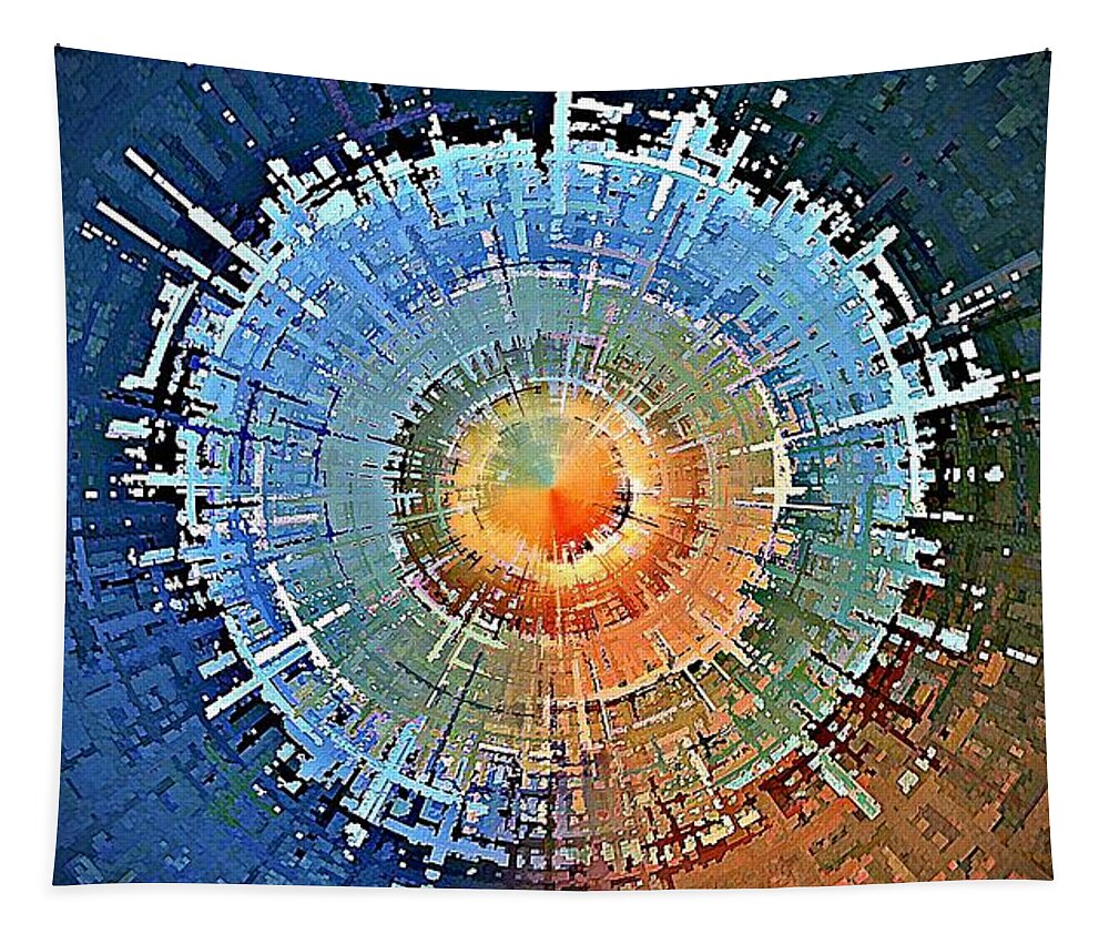 Star Tapestry featuring the digital art Alectrona by David Manlove